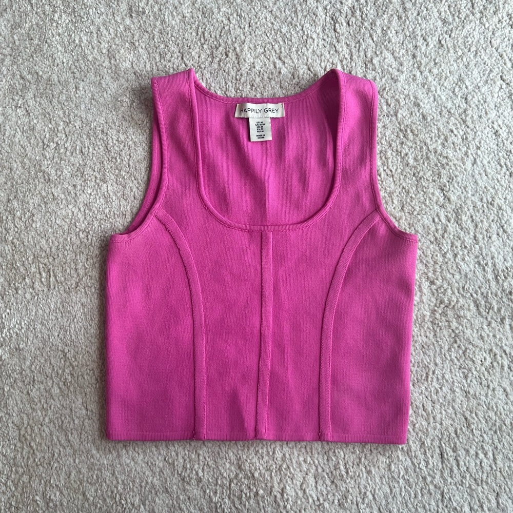 Brand New Pink Corset Top